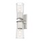 Z-Lite Titus 2 Light Wall Sconce, 4.5in. W x 17.5in. H, Brushed Nickel 826-2S-BN - alternate 4